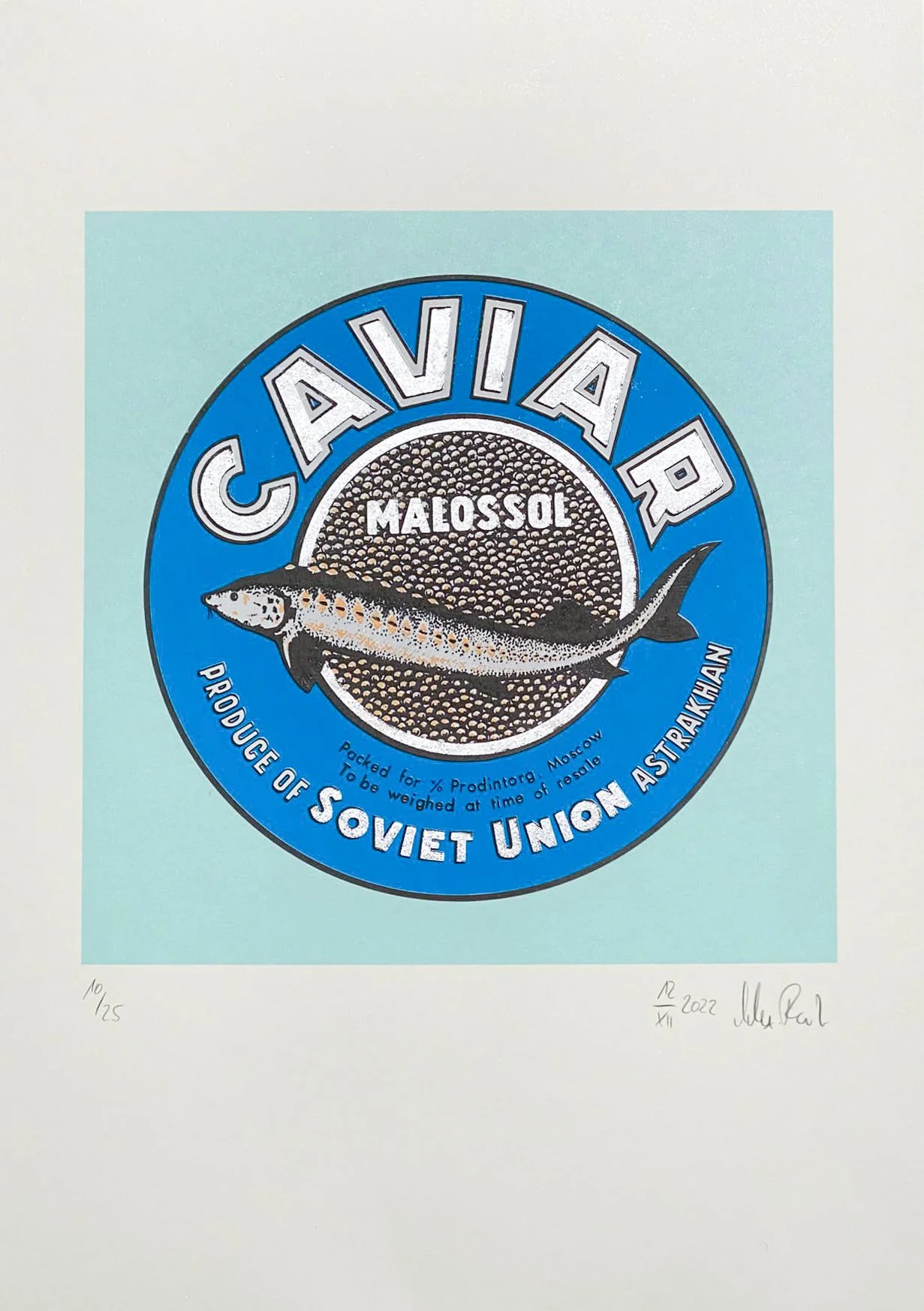 JUST CAVIAR | Pool Green / Silver ▪️Medium size — VIOLA WINOKAN